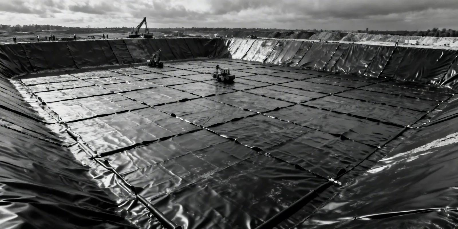Solmax geomembrane installation at scale